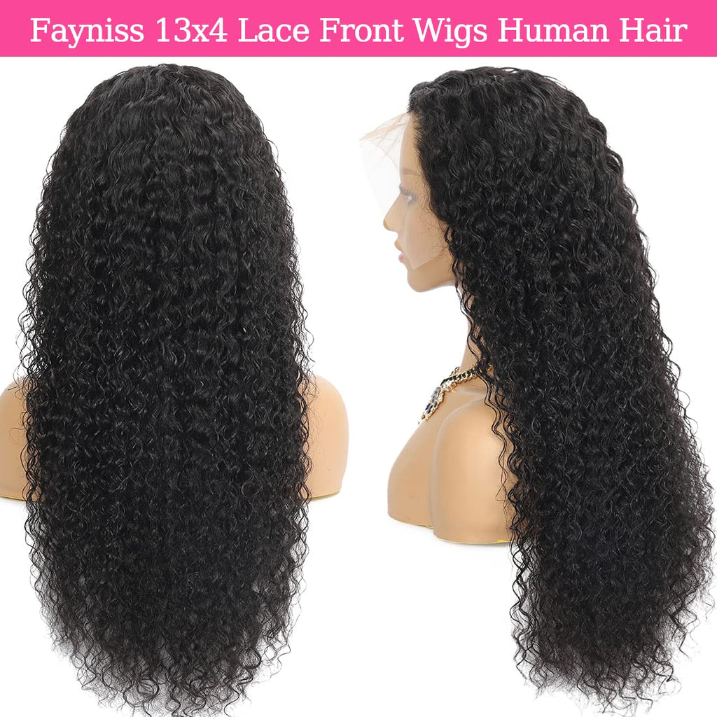 Deep Wave Lace Front Wigs Human Hair 4X4 Lace Front Wigs 150% Density Deep  Wave Lace Frontal Wigs Wet And Wavy Lace Front Wigs Pre Plucked 4x4 Lace Fr