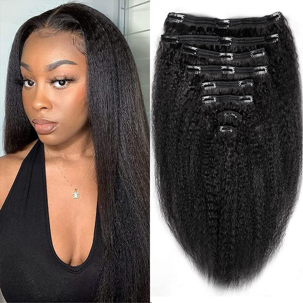 Human hair extensions clip in human hair best sale