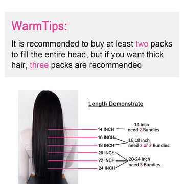 CanaryFly Straight Human Hair Clip in Hair Extensions for Black Women 100% Unprocessed Full Head Brazilian Virgin Hair Natural Black Color